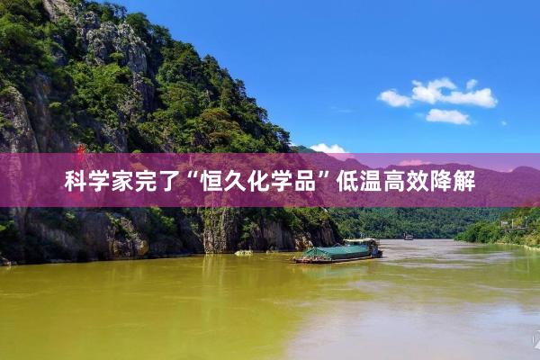 科学家完了“恒久化学品”低温高效降解